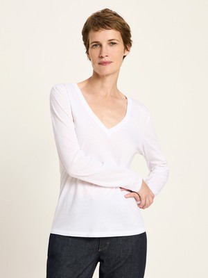 Shirt mit V-Ausschnitt (GOTS) from LANIUS
