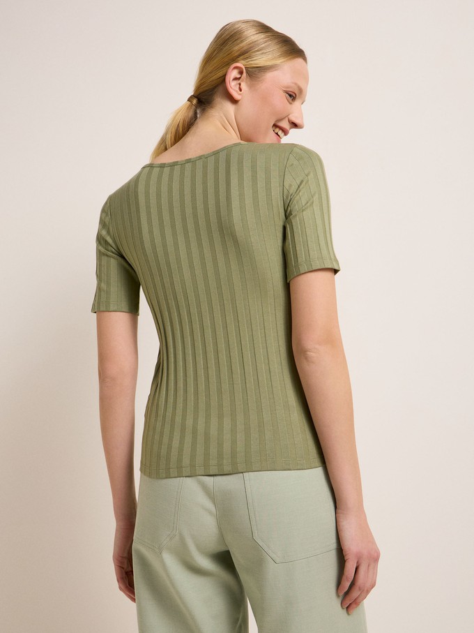 Halbarmshirt in Rippoptik from LANIUS