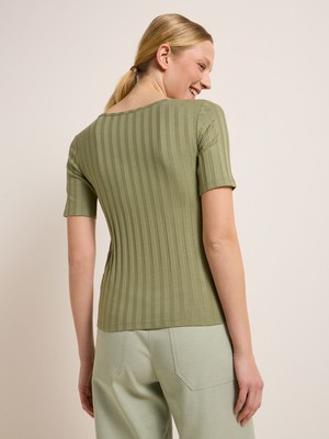 Halbarmshirt in Rippoptik from LANIUS