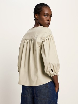Bluse mit Kräuseln (GOTS) from LANIUS