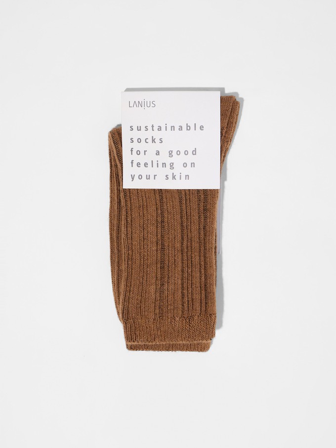 Rippenstrick Socken (GOTS) from LANIUS