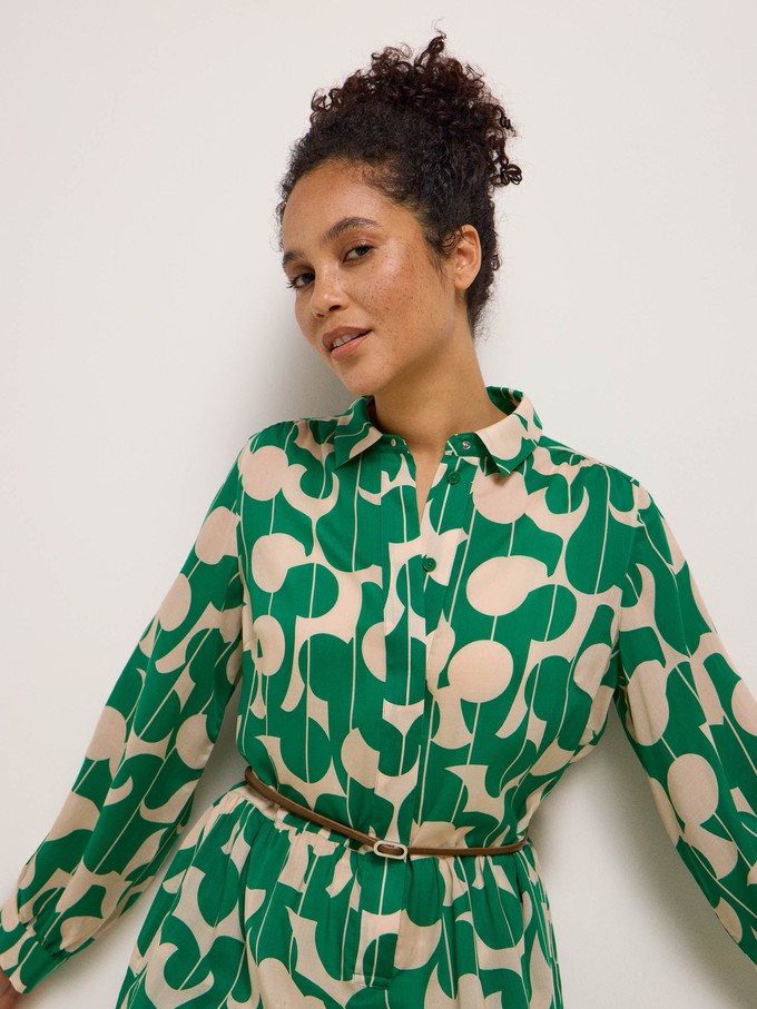 Hemdblusenkleid Print Graphic Dots from LANIUS