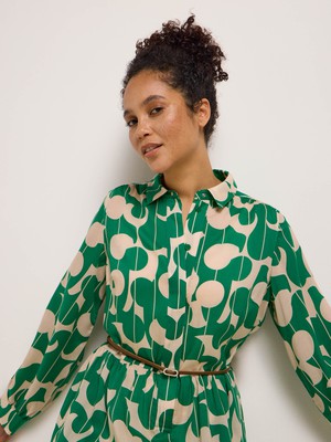 Hemdblusenkleid Print Graphic Dots from LANIUS
