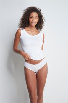 Sleeveless Micro Modal Vest Top via Lavender Hill Clothing