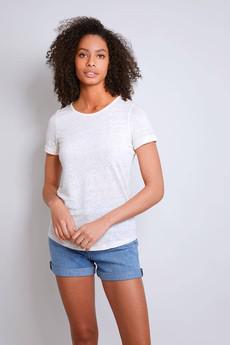 Linen T-shirt S via Lavender Hill Clothing
