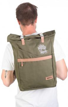 Life-Tree Fairtrade Backpack Olivegrün via Life-Tree