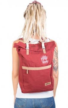 Life-Tree Fairtrade Backpack Burgundrot via Life-Tree