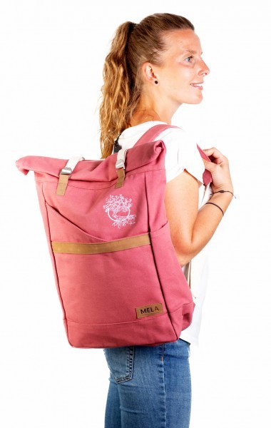 Life-Tree Fairtrade Backpack Altrosa from Life-Tree