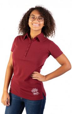 LT-Function Bioaktiv Polo Burgundy Women via Life-Tree