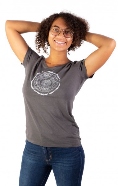 Fairwear Modal Shirt Women Anthrazit Treeslice from Life-Tree