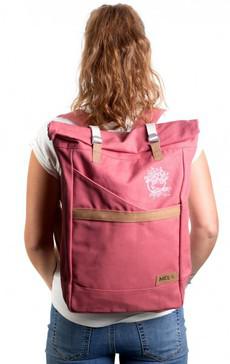 Life-Tree Fairtrade Backpack Altrosa via Life-Tree