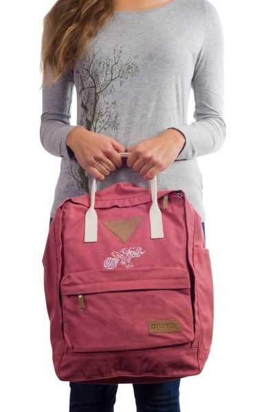 Life-Tree Fairtrade Backpack II Altrosa from Life-Tree
