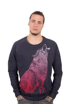 Howling Wolf Sweater - Recycled from Loenatix