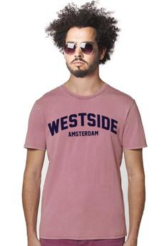 Westside Amsterdam T-shirt - Vintage pink from Loenatix