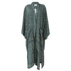 If Saris Could Talk Maxi Kimono- Season's Bloom via Loft & Daughter