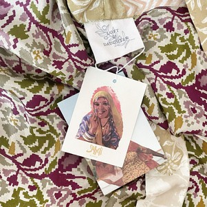 If Saris Could Talk Kimono- Azalea Stripe from Loft & Daughter