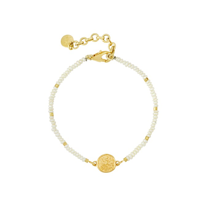 Baby Lakshmi Pearl Stacking Bracelet from Loft & Daughter