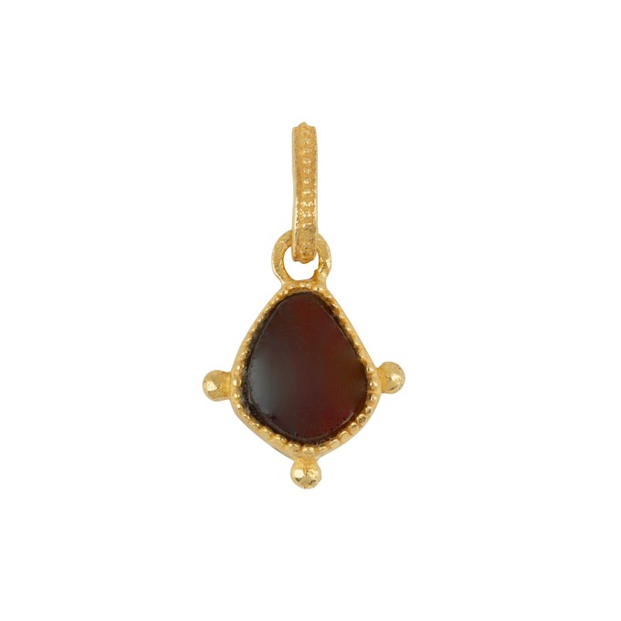 Soul Stone Charm Red Garnet from Loft & Daughter