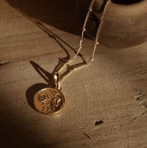 I Will Always Find My Way Pendant Gold Vermeil from Loft & Daughter