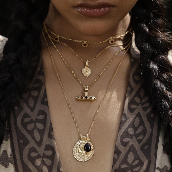 Soul Stone Charm Red Garnet from Loft & Daughter