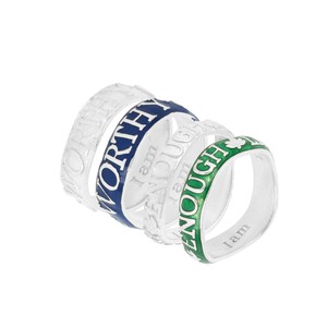 Worthy Affirmation Stacking Ring Silver - Outlet from Loft & Daughter
