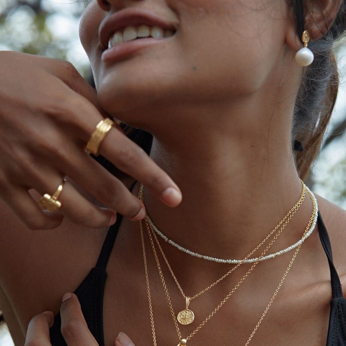 Baby Lakshmi Pendant Gold Vermeil from Loft & Daughter
