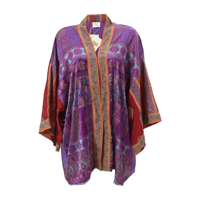 If Saris Could Talk Kimono- Royal Jacquard from Loft & Daughter