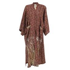 If Saris Could Talk Maxi Kimono- Tawny Paisley via Loft & Daughter