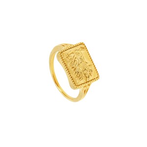 Durga's Lion Ring Gold Vermeil from Loft & Daughter