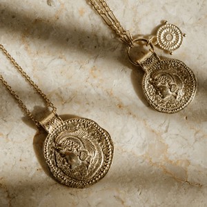 You Got This/ Athena Shield Pendant from Loft & Daughter