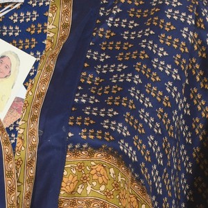 If Saris Could Talk Kimono- Royal Lotus Border from Loft & Daughter