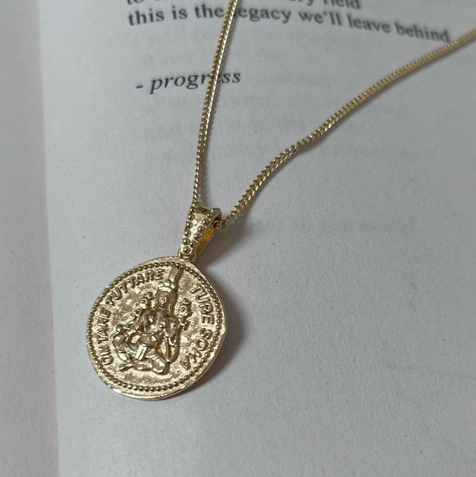 The Protectress Pendant Gold Vermeil from Loft & Daughter