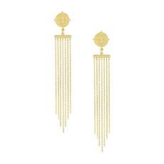 Divine Compass Earrings Gold Vermeil - Outlet via Loft & Daughter
