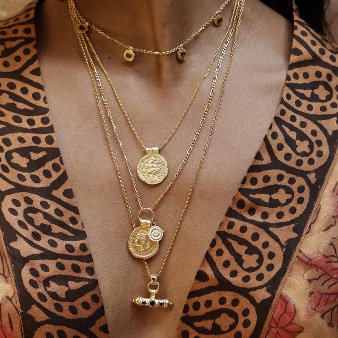 Nivara Gemstone Amulet Pendant from Loft & Daughter