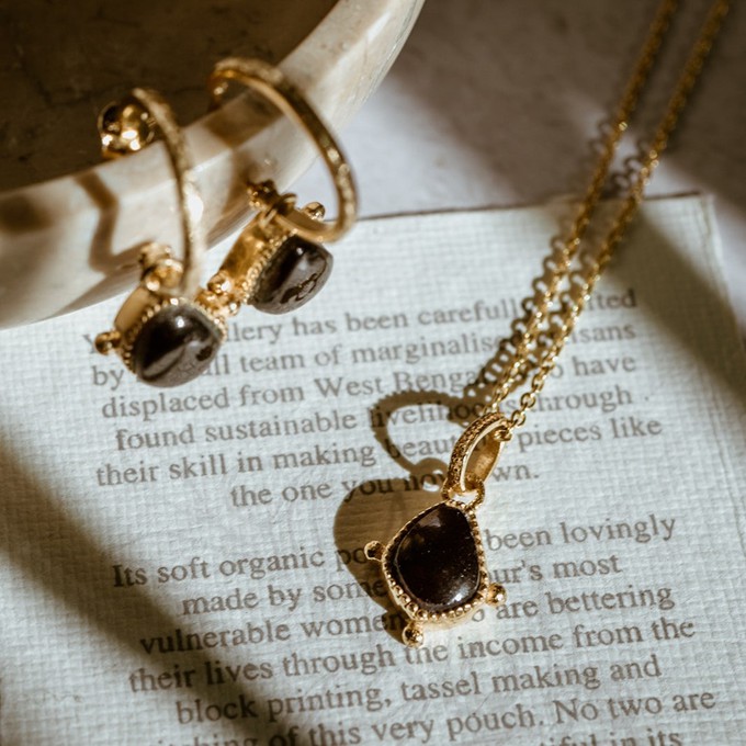 Soul Stone Charm Red Garnet from Loft & Daughter