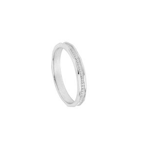 Skinny Relic Stacking Ring Silver from Loft & Daughter