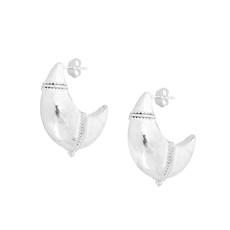 Valora Dome Earrings Silver via Loft & Daughter