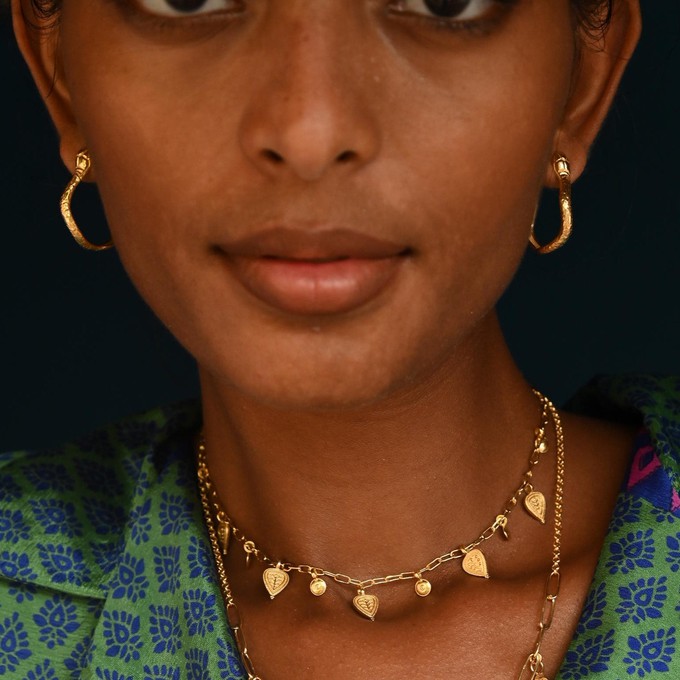 Serpent Hoops Silver Outlet from Loft & Daughter