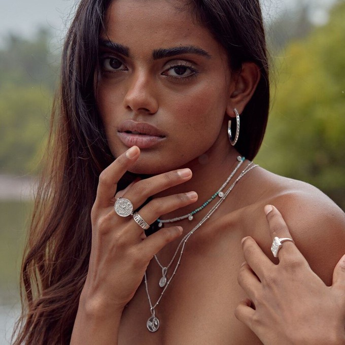Mama Signet Ring Gold Vermeil from Loft & Daughter