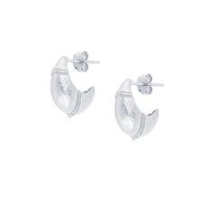 Baby Valora Hoops Silver via Loft & Daughter