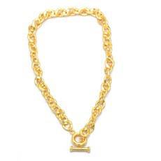90s Toggle Choker Gold Plated Brass Outlet via Loft & Daughter