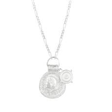 You Got This/ Athena Shield Pendant Silver via Loft & Daughter