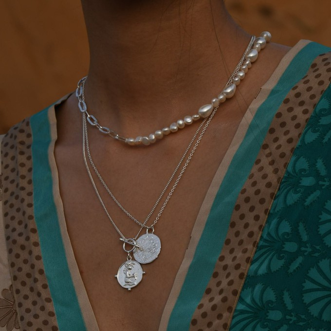 Relic Coin Pendant Silver Outlet from Loft & Daughter