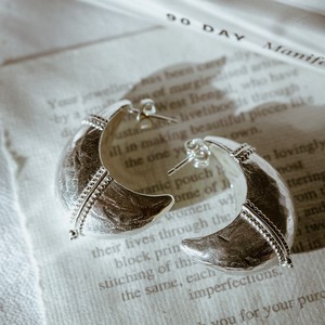 Valora Dome Earrings Silver from Loft & Daughter