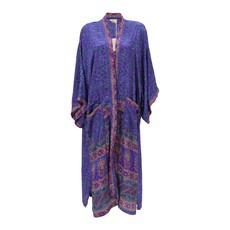 If Saris Could Talk Maxi Kimono- Mumbai Magic via Loft & Daughter
