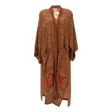 If Saris Could Talk Maxi Kimono- Desert Spice via Loft & Daughter