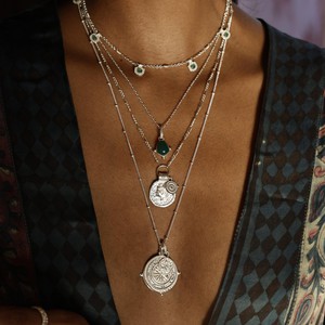 Soul Stone Charm Green Onyx Silver from Loft & Daughter