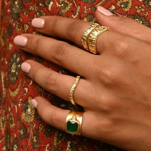 Power Pinky Ring Gold Vermeil from Loft & Daughter