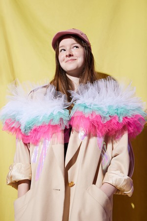 Pastel Tule Coat from logocomo