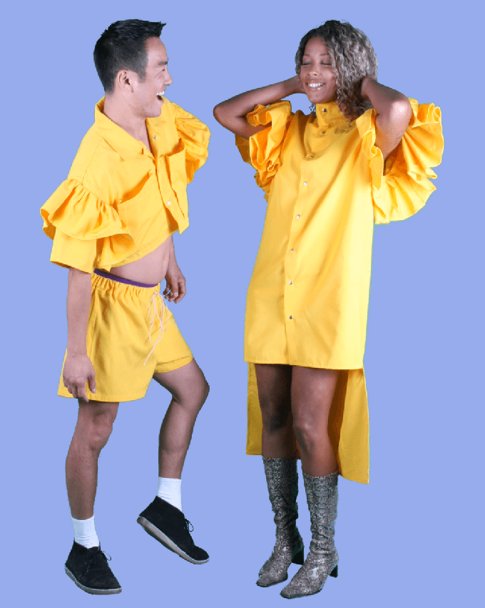 DANNY yellow – dress from logocomo